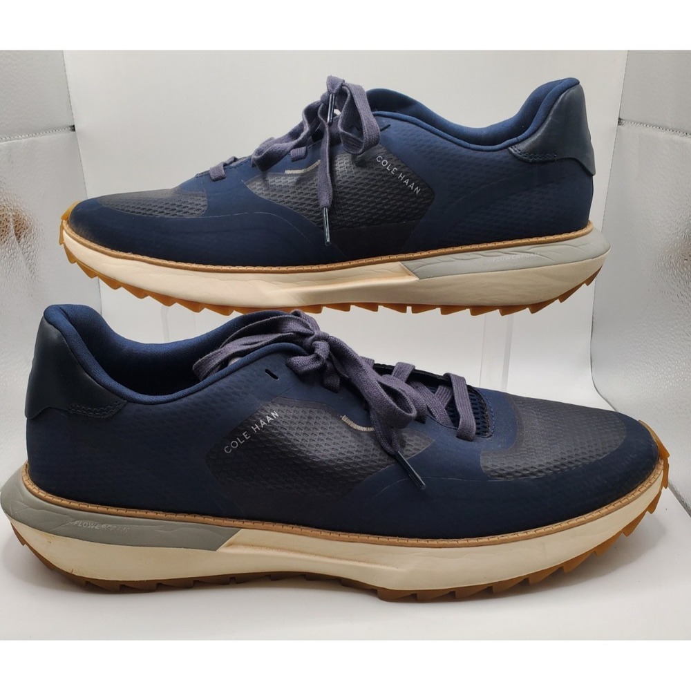Cole Haan Grandpro‎ Ashland Golf Sneakers Shoes C40636 Navy Titanium Size 13
